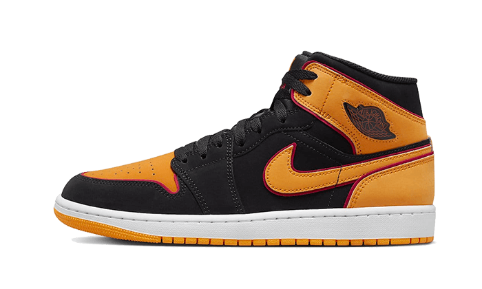 Jordan 1 mid 2025 jaune et orange