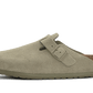 Boston Suede Leather Faded Khaki