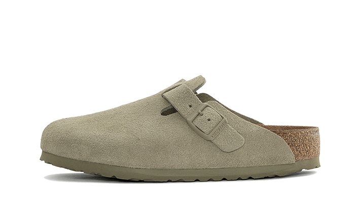 Boston Suede Leather Faded Khaki