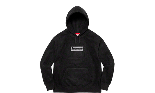 Inside Out Box Logo Hooded Sweatshirt Black