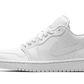 Air Jordan 1 Low Triple White Patent Swoosh (2022)