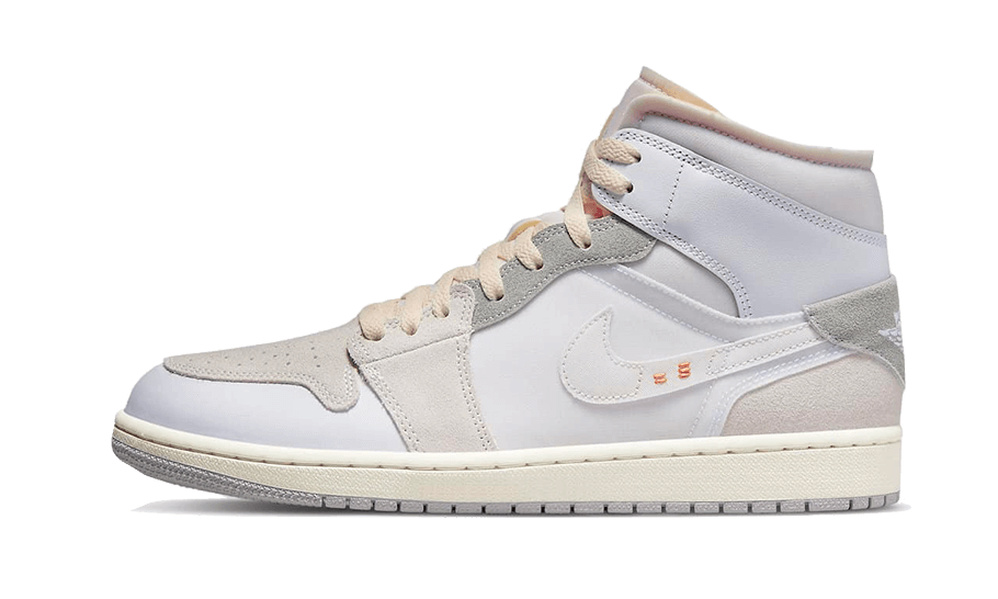 Air Jordan 1 Mid SE Craft Inside Out White Grey