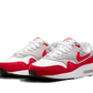 Air Max 1 White University Red Enfant