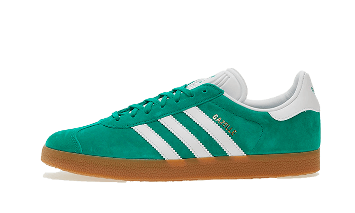 Gazelle Court Green Footwear White