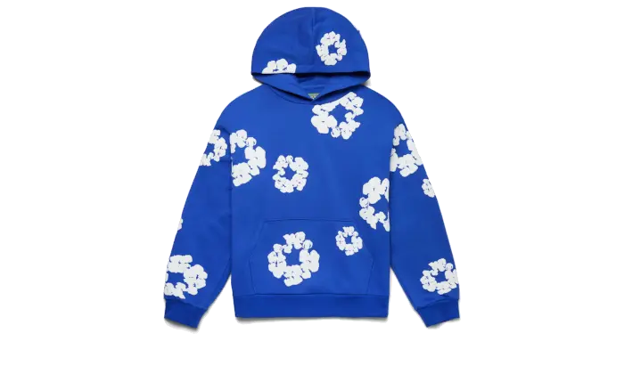 Hoodie The Cotton Wreath Blue