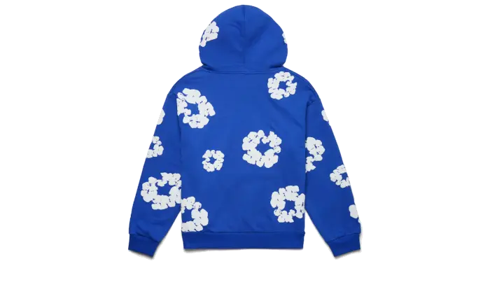 Hoodie The Cotton Wreath Blue