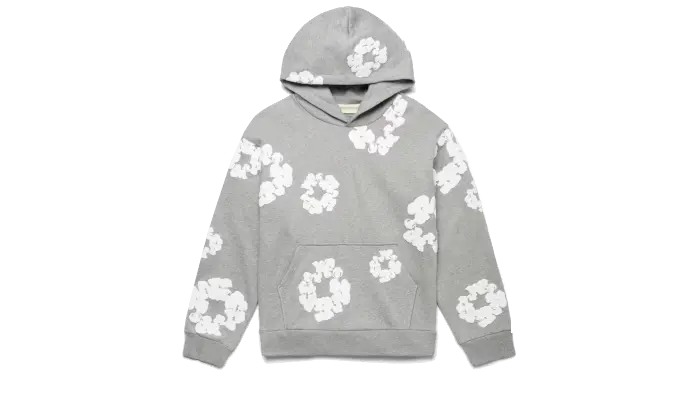 Hoodie The Cotton Wreath Grey