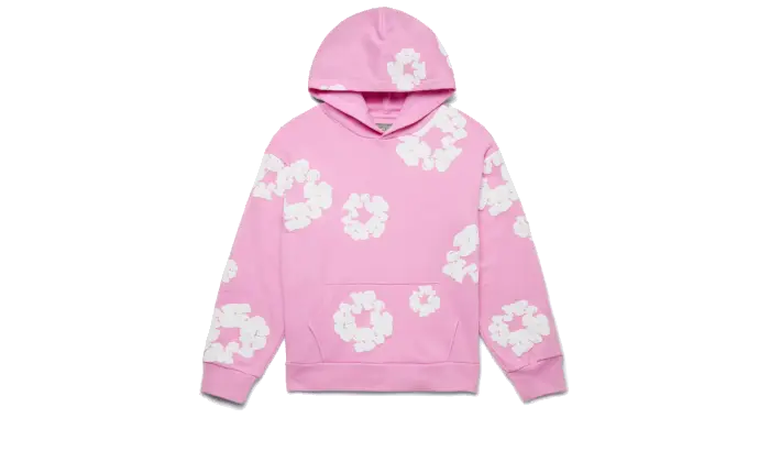 Hoodie The Cotton Wreath Pink