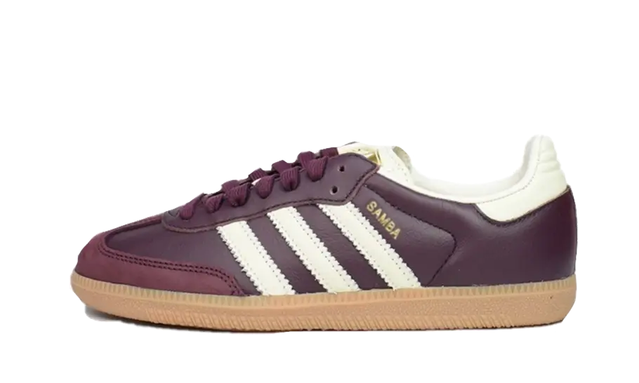 Samba OG Maroon Crewht Gold