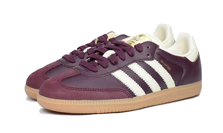 Samba OG Maroon Crewht Gold