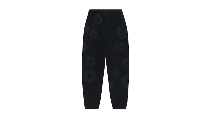 Sweatpant Cotton Wreath Black Monochrome