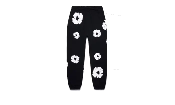 Sweatpant The Cotton Wreath Black