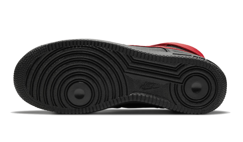 Nike air force sales 1 black university red