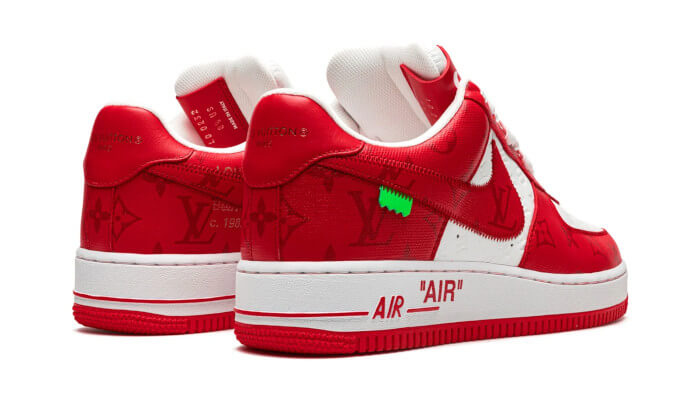 Louis vuitton Airforce 1 Red \ White 9.5 for Sale in West