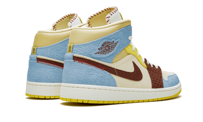 Air jordan 1 jaune et bleu 2025