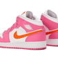 Air Jordan 1 Mid Pinksicle Safety Orange