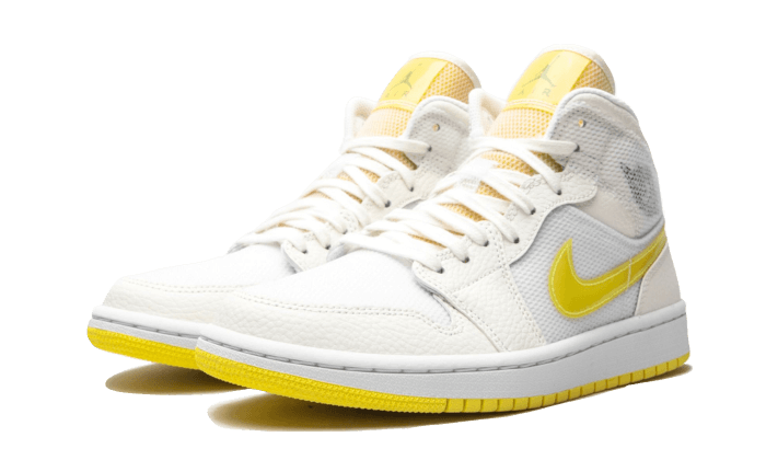 Air jordan 1 mid se jaune sales