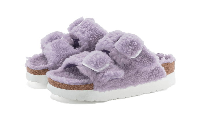 Arizona Big Buckle Shearling Purple Fog