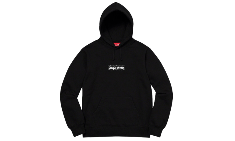 Bandana Box Logo Hooded Sweatshirt Black